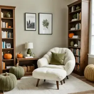 Reading Nook Fall Decor